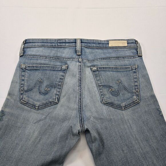 Adriano Goldschmied Women's Blue Denim The Stilt Cigarette Leg Jeans Size 26 - Picture 4 of 15